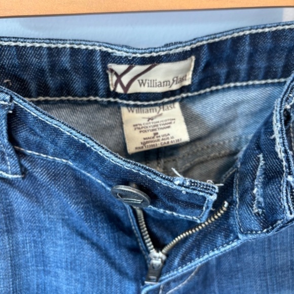 William Rast, Sadie Archangel Blue Jeans, SZ 28, Straight Leg, Distressed - Picture 3 of 8